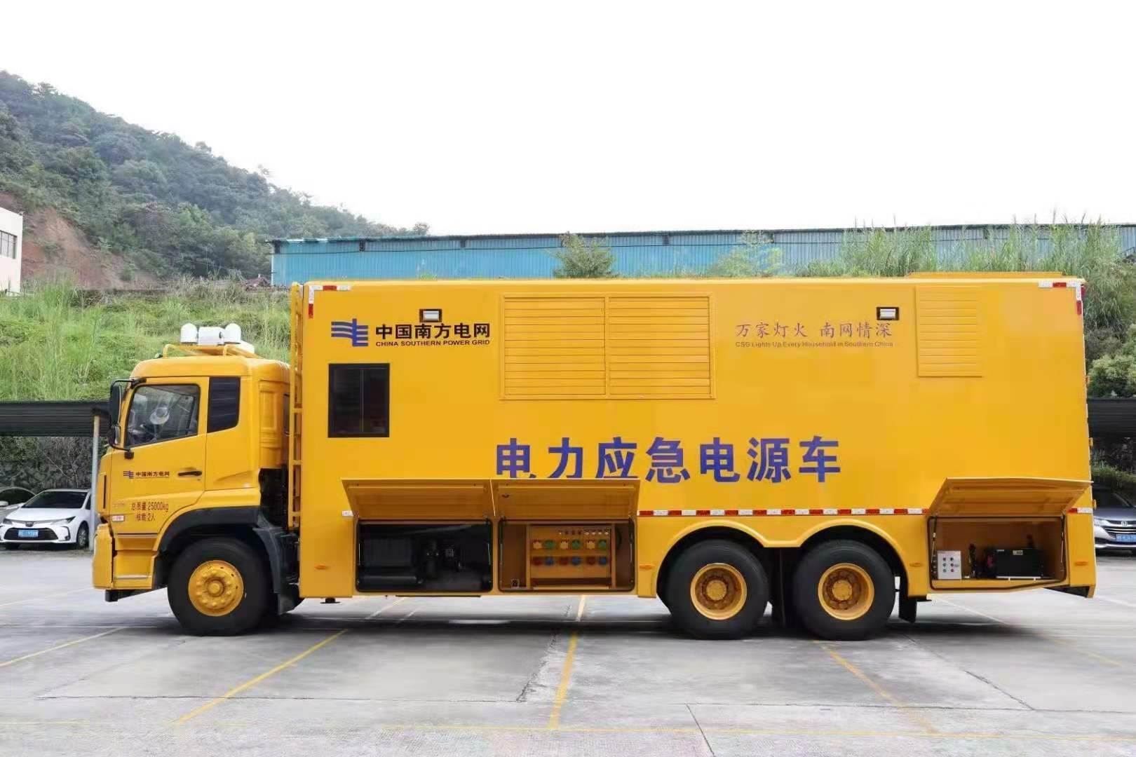 洛扎安康大型柴油发电机发电车UPS电源出租租赁